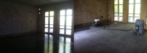 Industrievloer – beton impregneren en polijsten in Almere