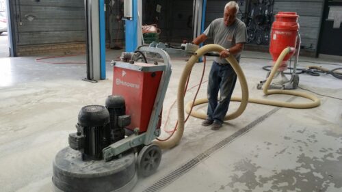 Coatingvloer Skoda garage Arnhem