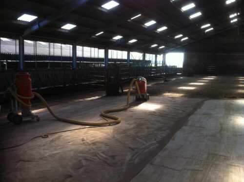 Schuren betonvloer Spaarndam