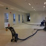 Lijmresten verwijderen Rotterdam 600 m2 Best Vloerrenovatie Best Building Service B.V.