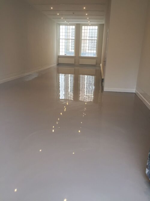 Cementgebonden gietvloer Amsterdam 90 m2