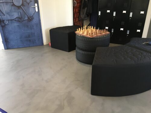 Microcementvloer winkel in Amsterdam