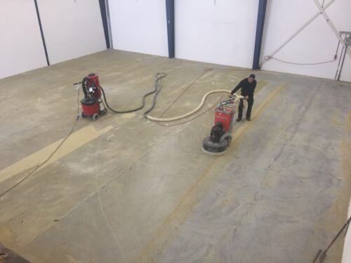Vloerrenovatie bedrijfshal Rosmalen