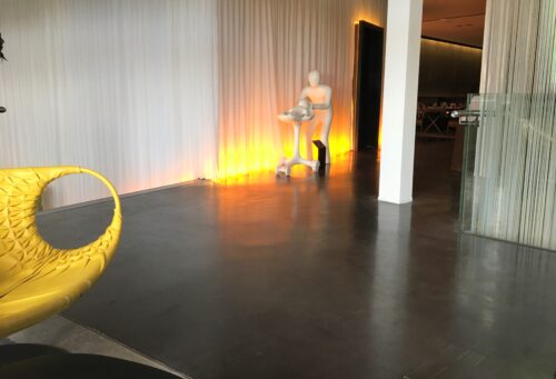 Polijsten betonvloer Art’Otel Amsterdam