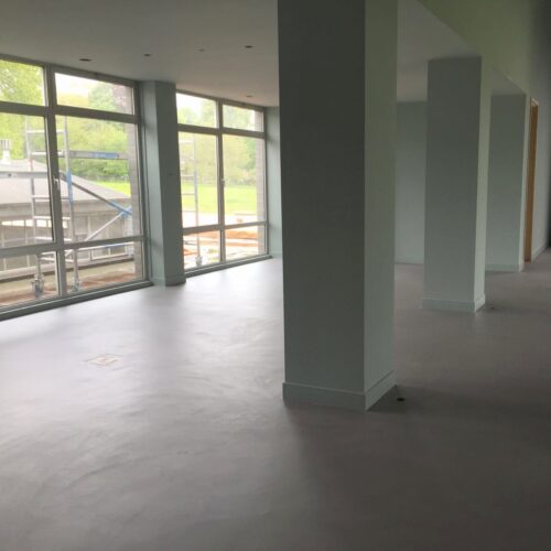 Microcement vloer Studio Kees Marcelis