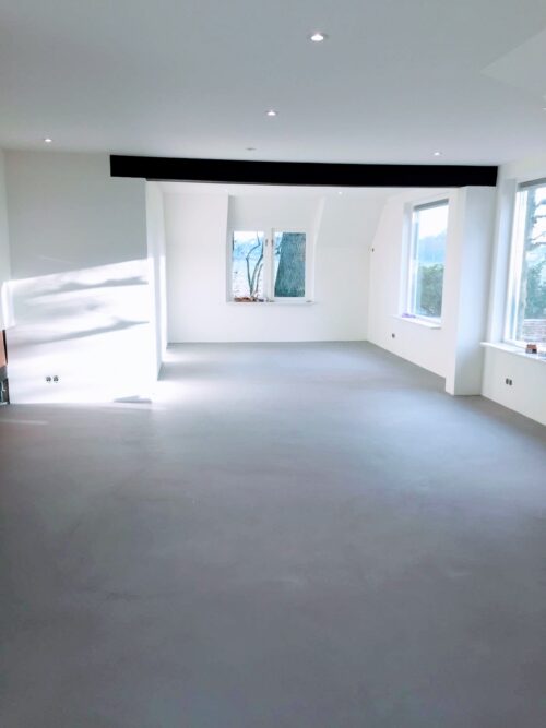 Microcement vloer in Wierden