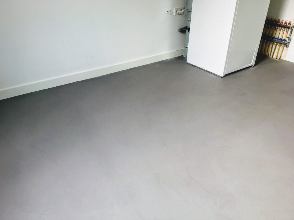 Microcement woonbeton schouw vloer 