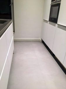 Microcement woonbeton schouw vloer 