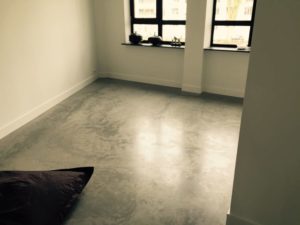 gerenoveerde betonvloer