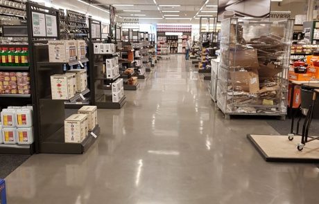 epoxy gietvloer met betonlook voor Sligro Helmond