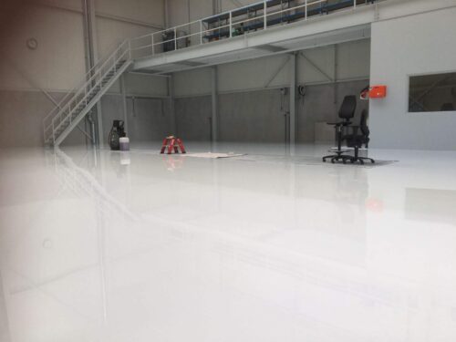 Chemisch- en vloeistofdichte epoxy gietvloer Barneveld