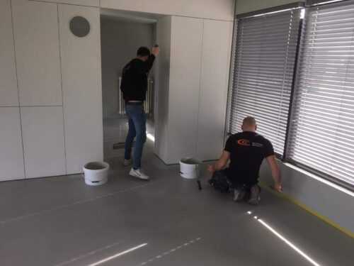 Bestaande PU-gietvloer overlakken Amsterdam