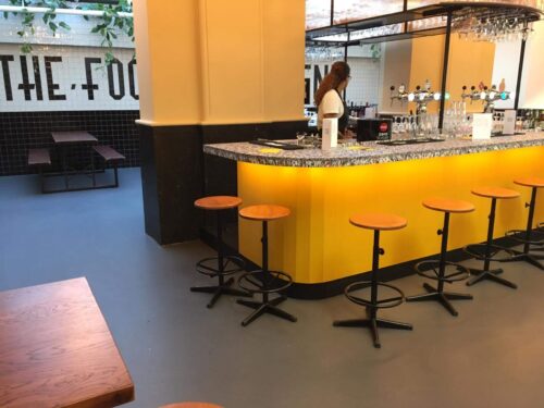 Rubberen vloermatten: extra hechting voor PU-gietvloer Amsterdam