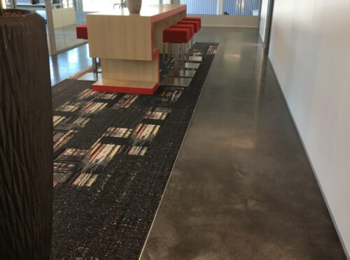 Glanzende betonvloer Gorinchem door polijsten