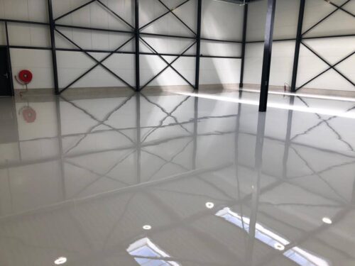 Full epoxy coating industrievloer Amsterdam