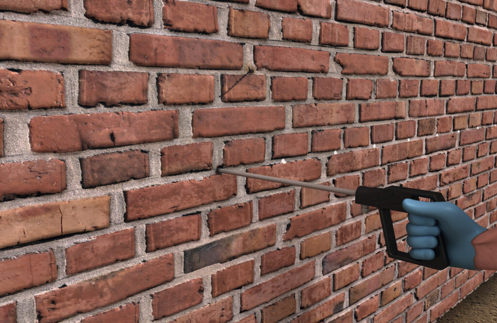 muren injecteren vochtscherm aanbrengen