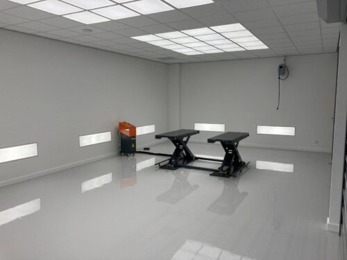 Full epoxy coatingvloer bestand tegen weekmakers