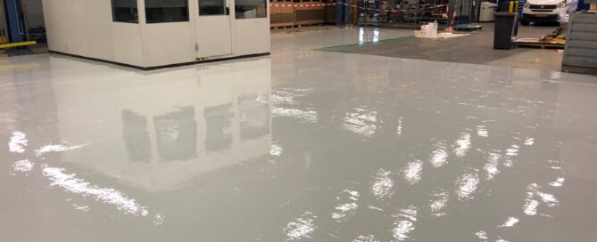 industriële coatingvloer