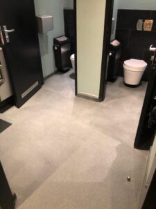 Lees meer over het artikel Sanitaire ruimte renoveren met PMMA-vloersysteem