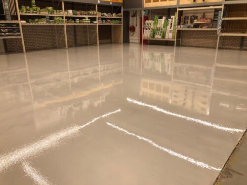 Vloerrenovatie bouwmarkt Eindhoven