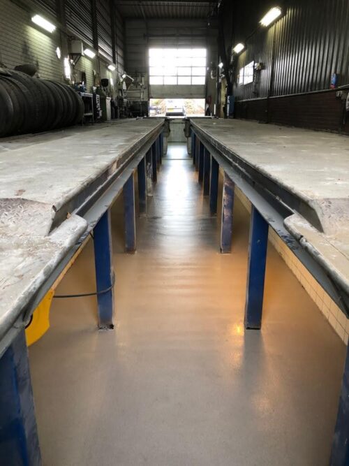 IJzersterk PMMA-vloersysteem voor Truck Center Oldenzaal