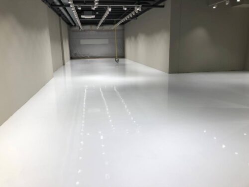 Industriële coatingvloer Prénatal Leidschendam