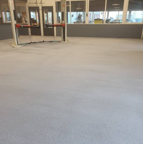 PMMA garagevloer voor autogarage in Friesland