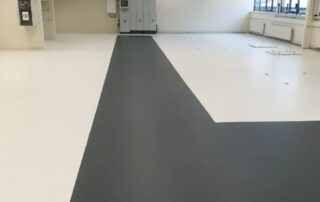 coatingvloer met flakes