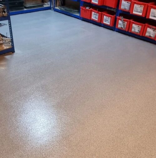 Vloer opslagruimte TK Maxx Eindhoven vernieuwen