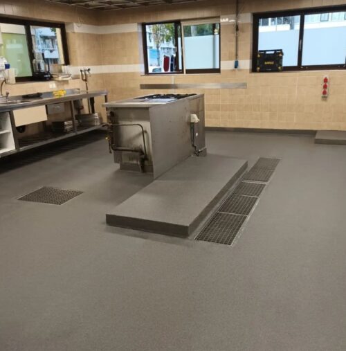 Keukenvloerrenovatie zorgcentrum Den Haag