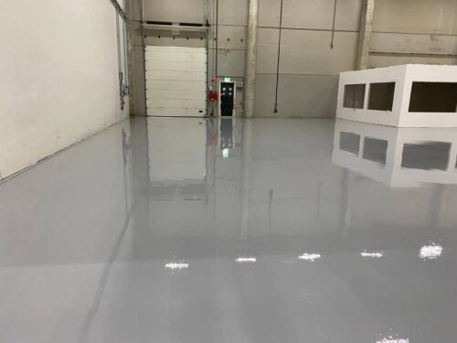 ESD vloer voor grote elektrische autofabrikant Zevenbergen